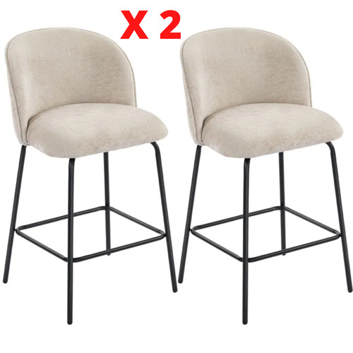 Homcom lot tabourets - homcom, 2